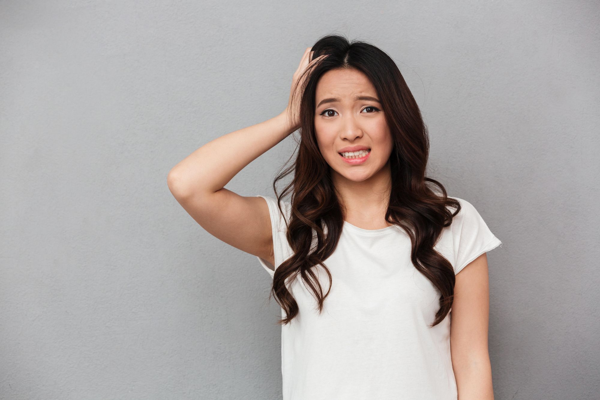 Woman distressed over HVAC not working properly 